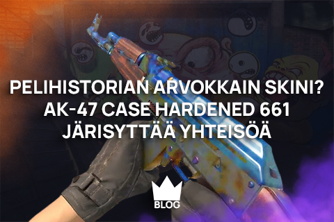 Pelihistorian arvokkain skini? AK-47 Case Hardened #661 järisyttää yhteisöä