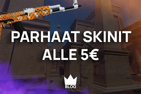 Parhaat skinit alle 5€-blogin thumbnail - Myy skinit helposti - CSKeisari.fi