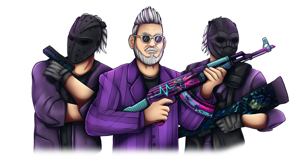 CSKeisari maskotti tiimi - Myy CS2 / CSGO Skinit rahaksi